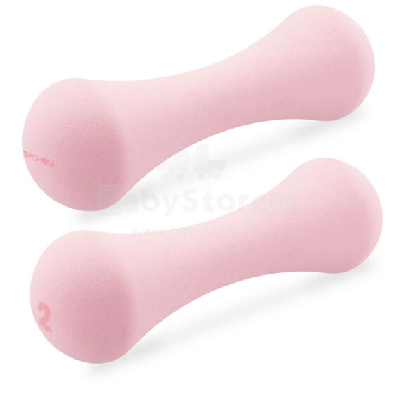 Set of neoprene dumbbells Spokey BONE 2x2 kg