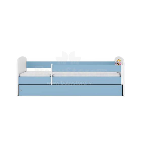 Bed babydreams blue zoo with drawer with non-flammable mattress 180/80