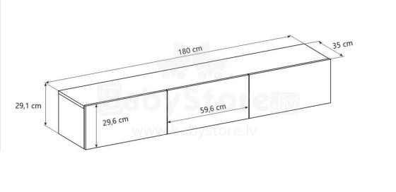 Dallas TV cabinet white