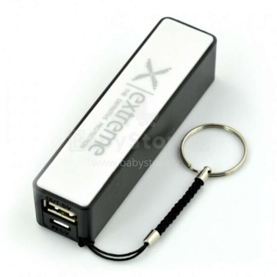 XMP101K Black Power Bank lādētājs 2000mAh