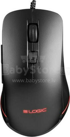 Logic Gaming USB Spēļu Pele ar RGB Apgaismojumu 3200 DPI Melna