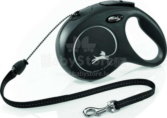 Поводок Flexi New Classic Retractable M 8m черный