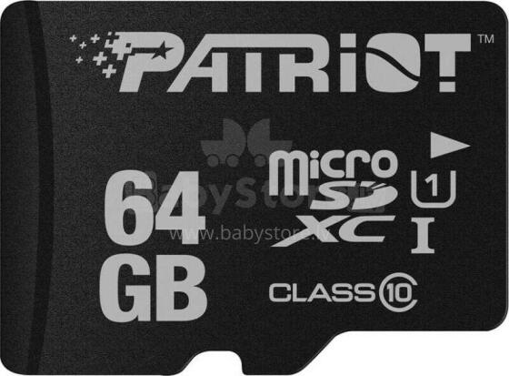 Karta Patriot LX MicroSDXC 64 ГБ Class 10 UHS-I / U1 (PSF64GMDC10)