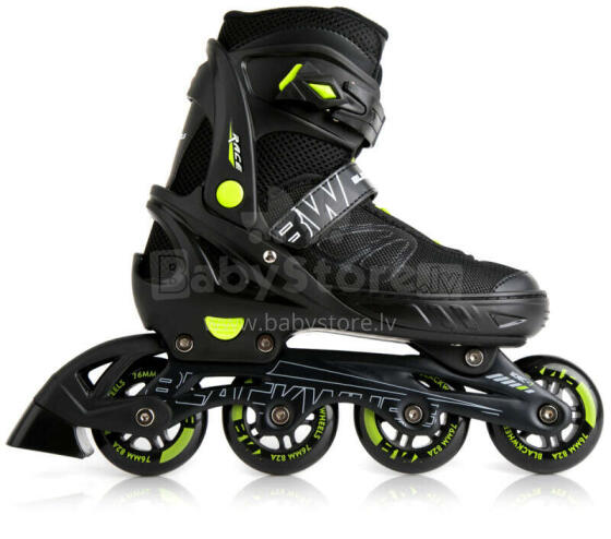 Ролики Blackwheels Sonic Green/Black. 37–40 размер регулируется