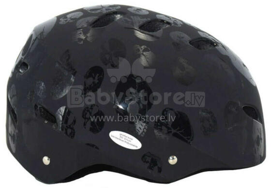 Велошлем детский Volare Skull - 55-57 cm