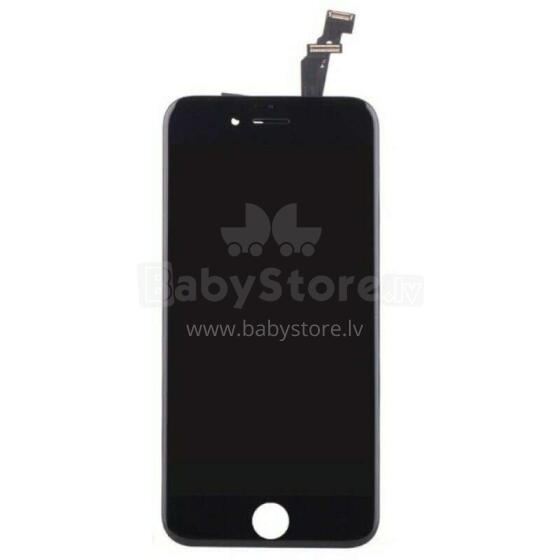 HQ A+ Analogs LCD Skarienjūtīgais Displejs priekš Apple iPhone 6 Pilns modulis Melns