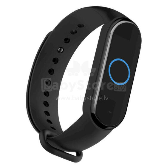 Fusion Wave Siksniņa Pulkstenim Mi Band 5 / Mi Band 6 Melns