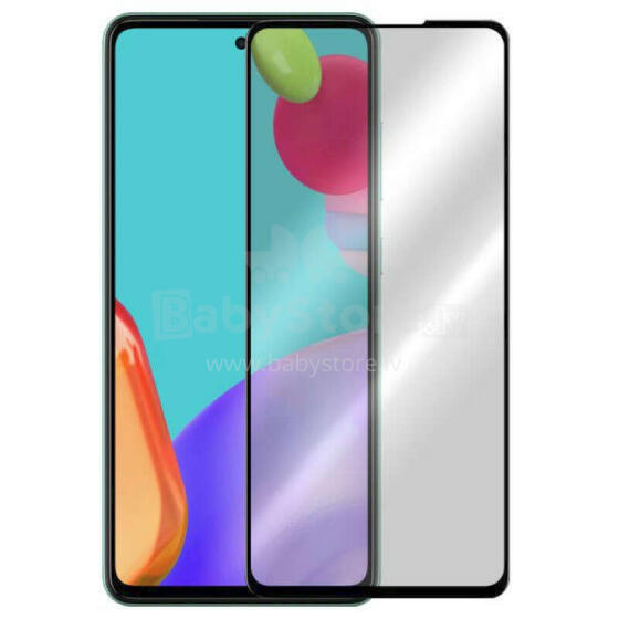 Fusion 5D aizsargstikls pilnam ekrānam Samsung A725 / A726 Galaxy A72 / A72 5G melns