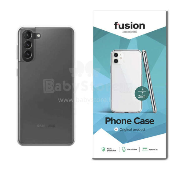 Fusion ultra clear series 2 mm silikona aizsargapvalks Samsung G996 Galaxy S21 Plus 5G caurspīdīgs (EU Blister)