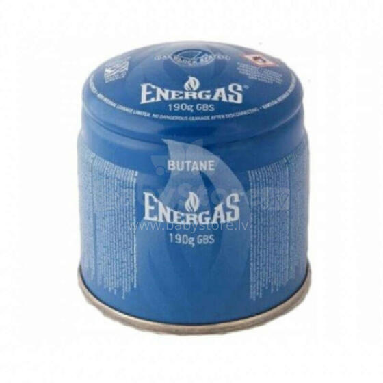 Gāzes balons (butāns-propāns) 190g ar STOP sistēmu ENERGAS