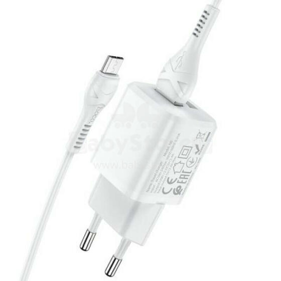 Hoco N8 Mobilo telefonu lādētājs 2.4A  + Micro USB kabelis 1m