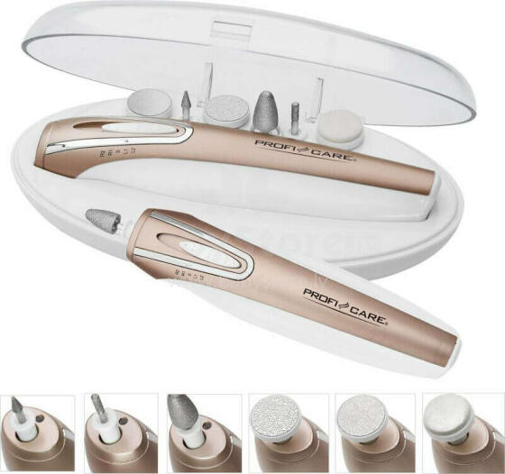 Komplekts manikīram un pedikīram ProfiCare White (PC-MPS 3016)