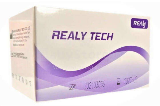 Набор тестов Real Tech Antigen Covid 19 Rapid (слюна). 5 шт. [RTC-S-5gb-P0]