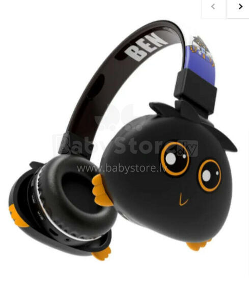 Jellie Monsters Ben bezvadu austiņas ar radio / mikrofonu / bluetooth 5.0 melnas