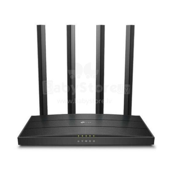 TP-LINK Archer C6 Fast Ethernet bezvadu maršrutētājs divjoslu (2,4 GHz / 5 GHz) 4G