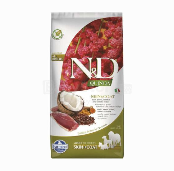 Farmina N&amp;D Dog Quinoa Skin &amp; Coat Duck 7 кг