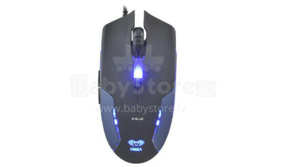 E-Blue Cobra II Junior Spēļu Datora Pele ar Papildus Pogām / LED / 1600 DPI / USB Zila