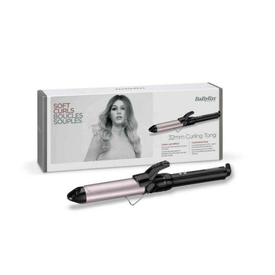 BaByliss Pro 180 Sublim’Touch 32 мм Плойка Warm Black, Pink 70,9" (1,8 м)