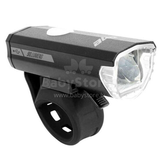 Фонарь передний Rock Machine F.Light 30 USB Black/Grey