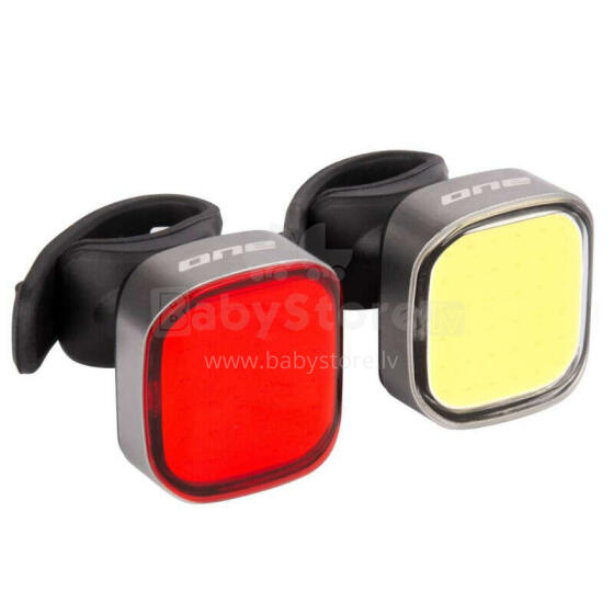 Velosipēdu lukturu komplekts Rock Machine S.Light 40 Black