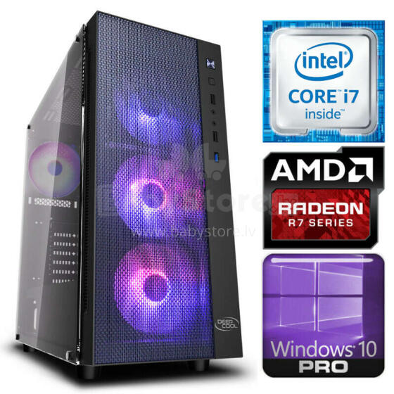 Personālais dators ITS i7-4770 16GB 960SSD+1TB R7-240 4GB WIN10Pro