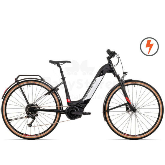 Elektriskais velosipēds Rock Machine 29 Crossride e400B melns (Rata izmērs: 29 Rāmja izmērs: L)