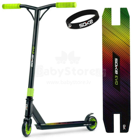 Самокат SOKE EVO (1615) Green 100mm