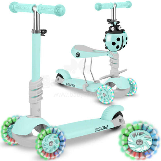 Ricokids Buggy Art.163368 Mint Three-wheeled scooter