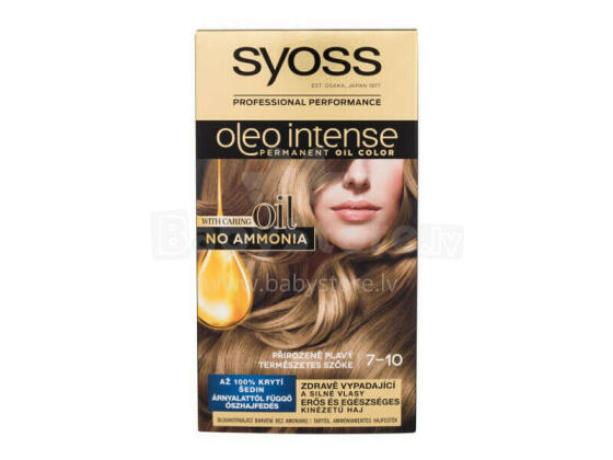 Izturīga eļļas krāsa Oleo Intense 7-10 Natural Blond 50 ml