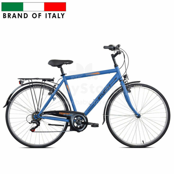 Pilsētas velosipēds Stucchi 28 FreMont zils (Rata izmērs: 28 Rāmja izmērs: L)