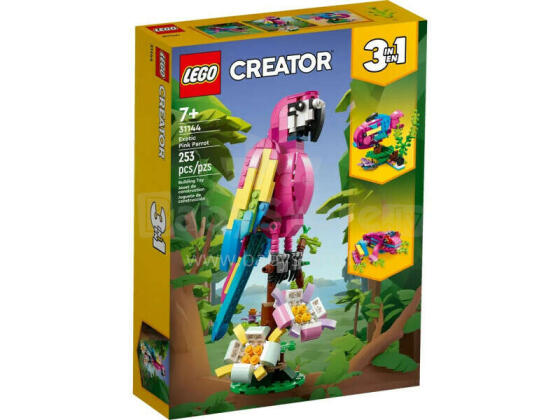LEGO Creator 3in1 3144 eksotisks rozā papagailis