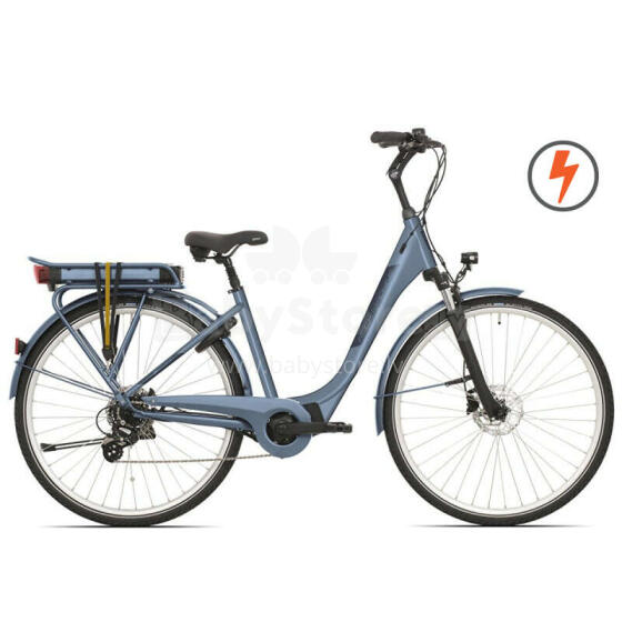 Elektriskais velosipēds Rock Machine 28 Cityride e100SD (I) Zils/matēts (Rata izmērs: 28 Rāmja izmērs: L)