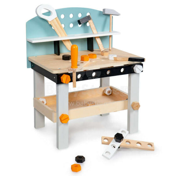 Деревянная мастерская с инструментами 32 элемента ECOTOYS