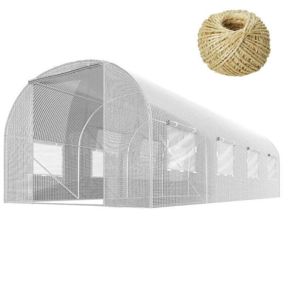 Dārza tunelis 2x4,5m (9m2) Plonos balts