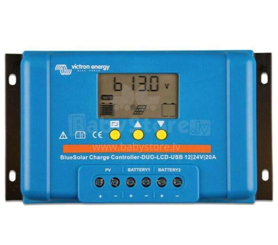 VICTRON ENERGY PWM DUO LCD un USB 12/24V-20A