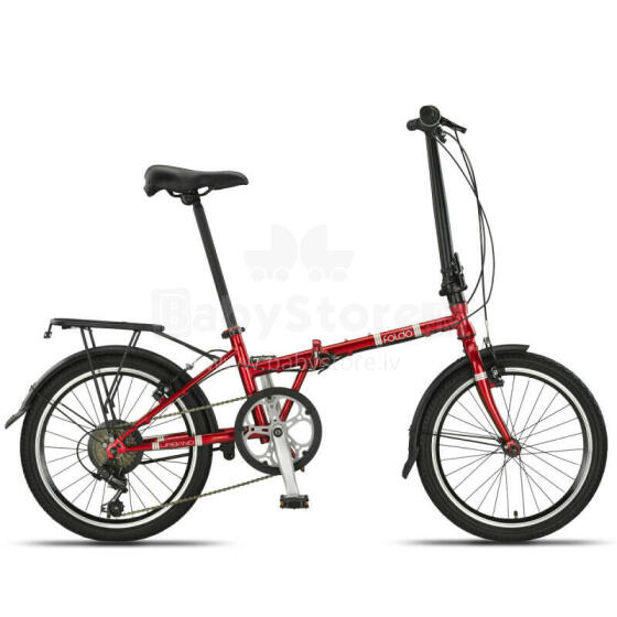 Saliekamais velosipēds Foldo 20 Urbano Ultra (URB.2003) sarkans