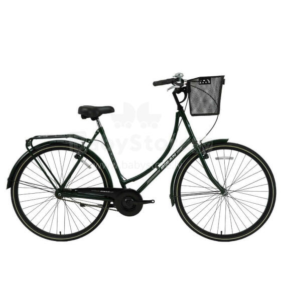 Pilsētas velosipēds Bisan 28 Paradise (PR10010140) melns/pelēks (Rata izmērs: 28 Rāmja izmērs: XL)