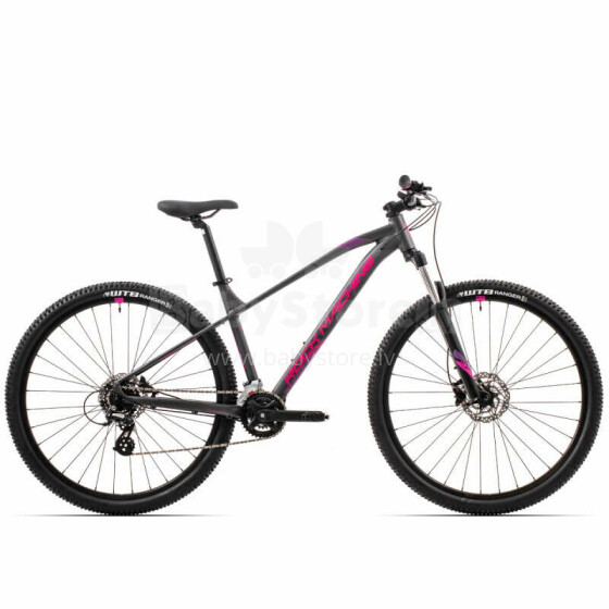 Женский горный велосипед Rock Machine Catherine 10-29 серый/розовый (Размер колеса: 29 Размер рамы: XS)