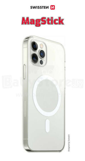 Swissten Clear Jelly MagStick Back Cace Aizsargapvalks Priekš Apple iPhone 15 Pro Max