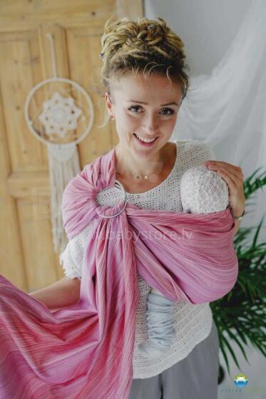 Little Frog Ring Sling Cotton Art.164074 Bamboo Ruby