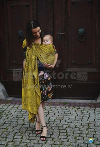 Little Frog Ring Sling Cotton Art.164077 Lemon Wildness