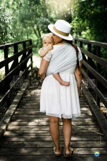 Little Frog Ring Sling Cotton Art.164090 Silver Wildness