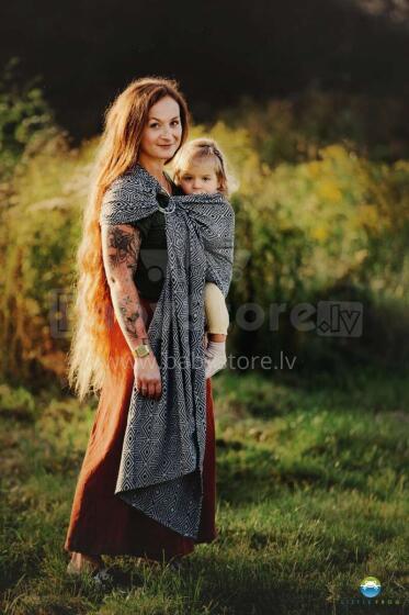 Little Frog Ring Sling Cotton Art.164102 Inky Cube