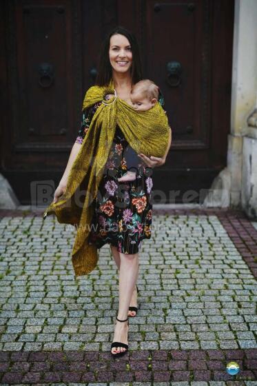 Little Frog Ring Sling Cotton Art.164105 Lemon Wildness
