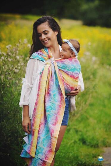 Little Frog Ring Sling Cotton Art.164114 Flower Bloom