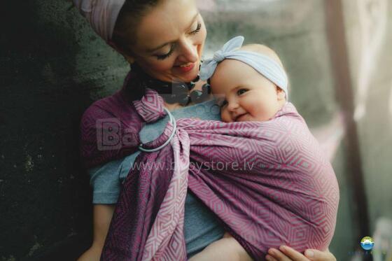 Little Frog Ring Sling Cotton Art.164121 Peony Cube