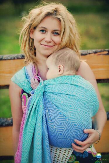 Little Frog Ring Sling Cotton Art.164123 Aurora Cube