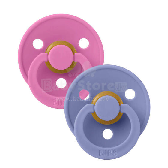 Bibs Colour Bubblegum/Peri Art.164158 pacifier, 100% natural