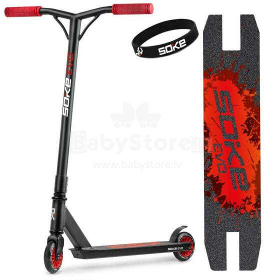 Самокат SOKE EVO (1600) Red 100mm
