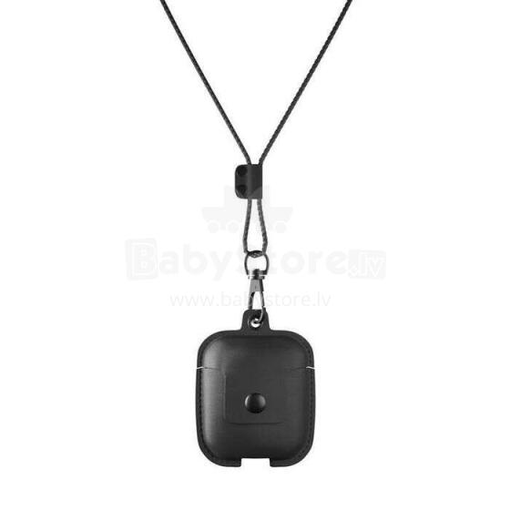 Woodcessories AirCase AirPod Leather Case Black ECO308